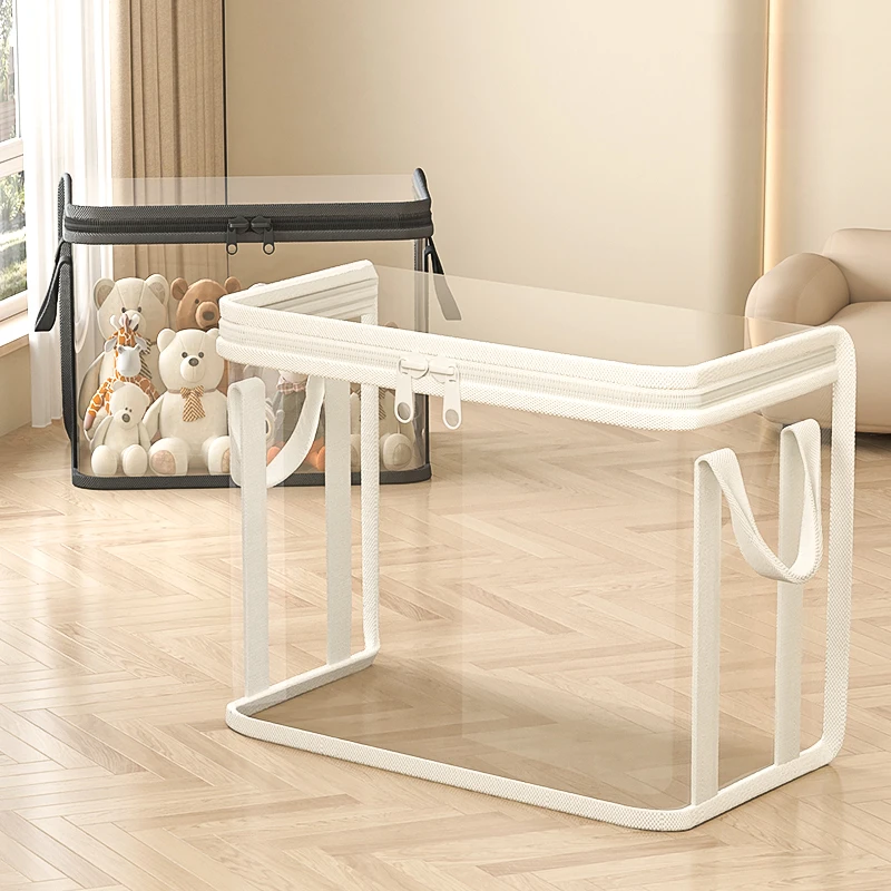 娃娃收纳桶毛绒玩具收纳神器公仔玩偶收纳筒大容量高颜值放娃娃桶