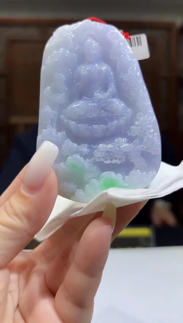 未镶嵌定制翡翠13/1119/C/山水观音