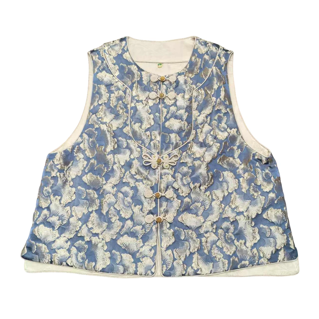 【晗影】春季上新国潮风元素设计小众民国风新中式民族风马夹复古