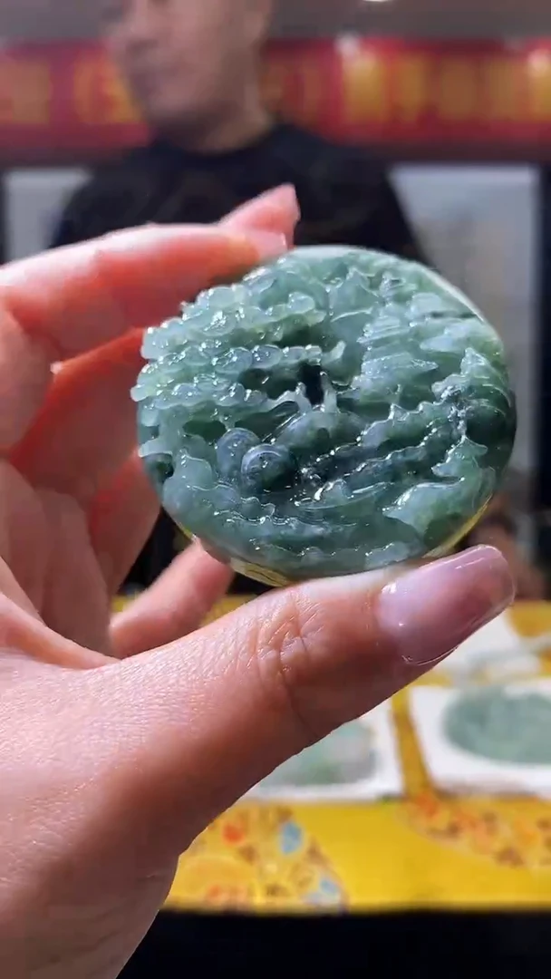 【闪购商品】定制翡翠未镶嵌29/0221/W/山水