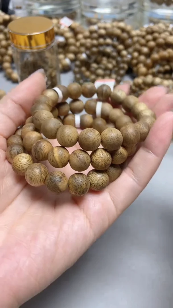 手串沉香文莱圆珠单圈1.1留疤多样性发其一