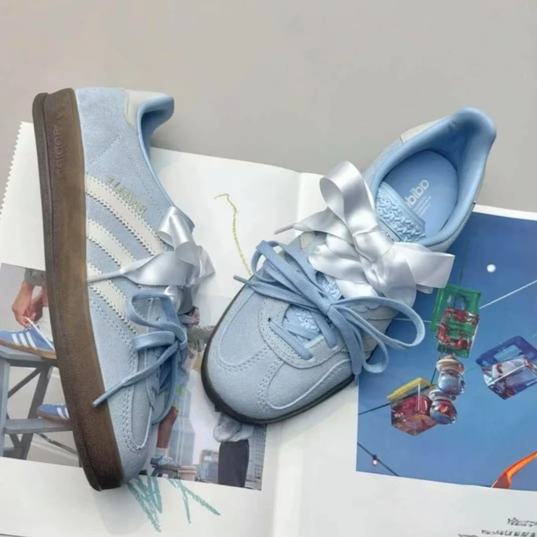 adidas三叶草GAZELLE INDOOR 经典运动板鞋德训鞋「T头鞋」JI2717