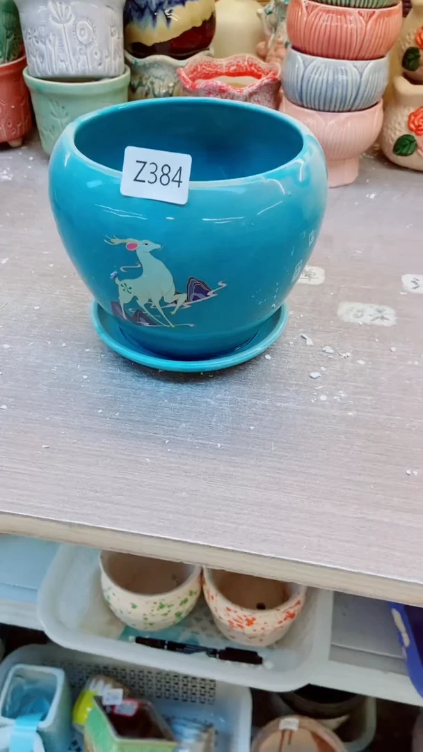 @@陶瓷多肉花盆Z384