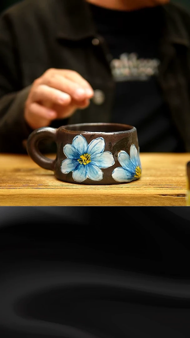 @@陶园瓷舍@@纯手工手绘@高温釉下彩