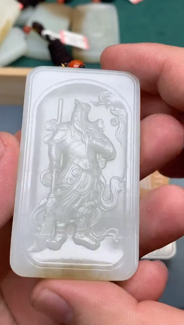 和田玉未镶嵌颈饰108