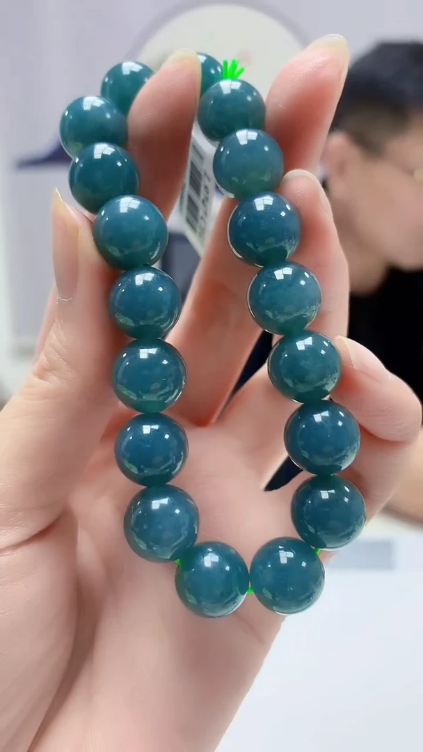 【闪购商品】定制翡翠未镶嵌5152zm-毛货手串118