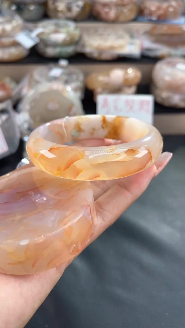 未镶嵌手镯石英质玉59（赠品镯心 不保证完美）