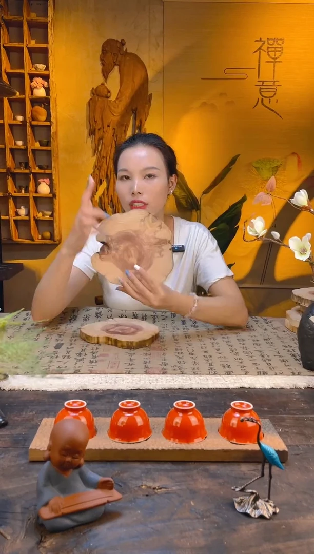 木崖柏壶承艺术摆件