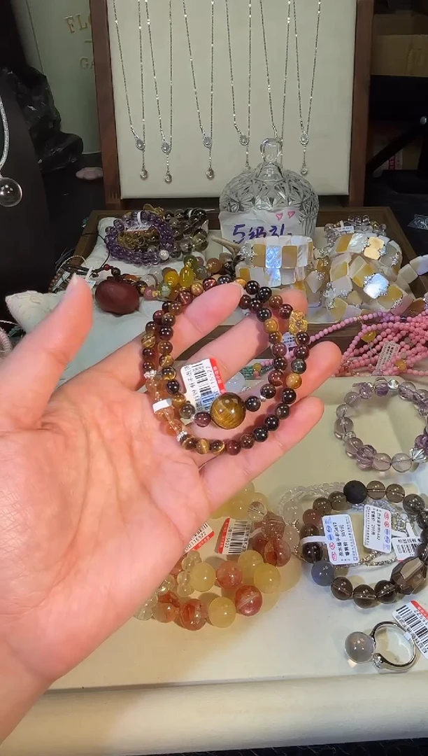 未镶嵌手串石英质玉g465多样性发货一件