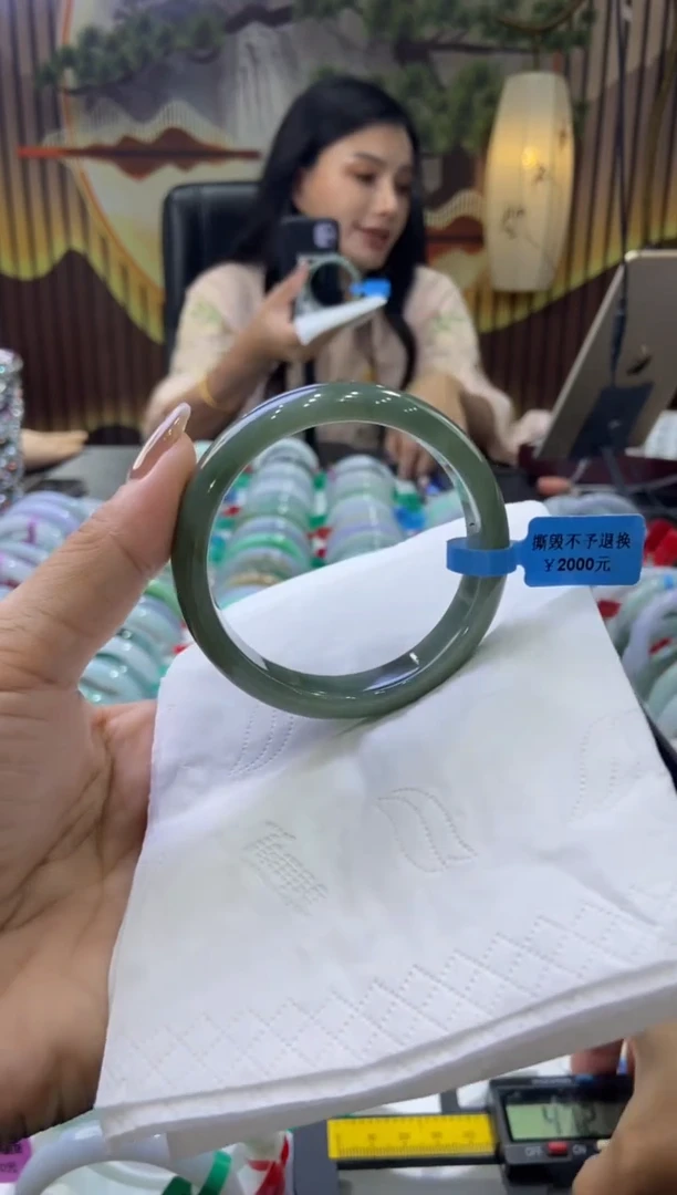 未镶嵌手镯翡翠00006056