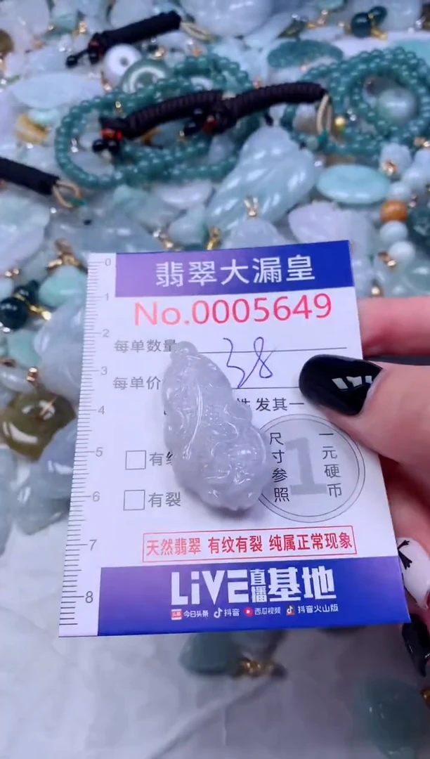 颈饰未镶嵌翡翠5649