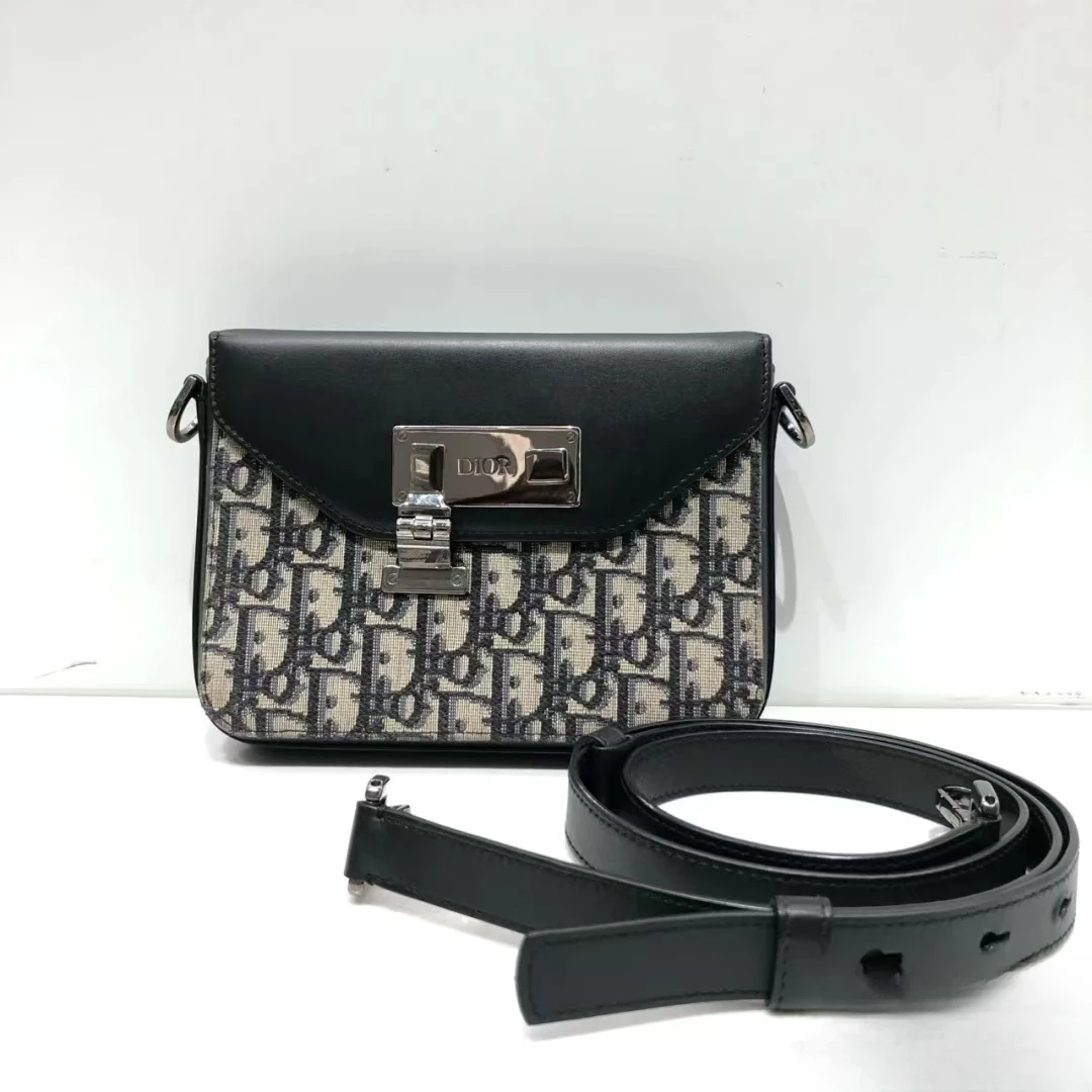 95新 DIOR/迪奥 【小鱼儿专属】/5032624/dior老花斜挎包