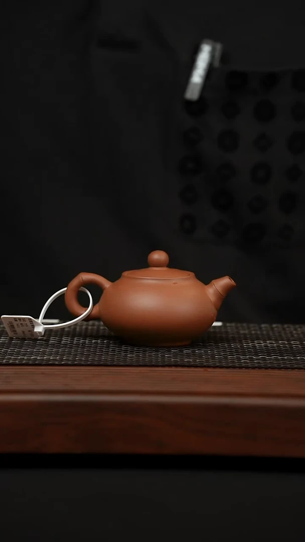 茶壶紫砂竹节 140cc
