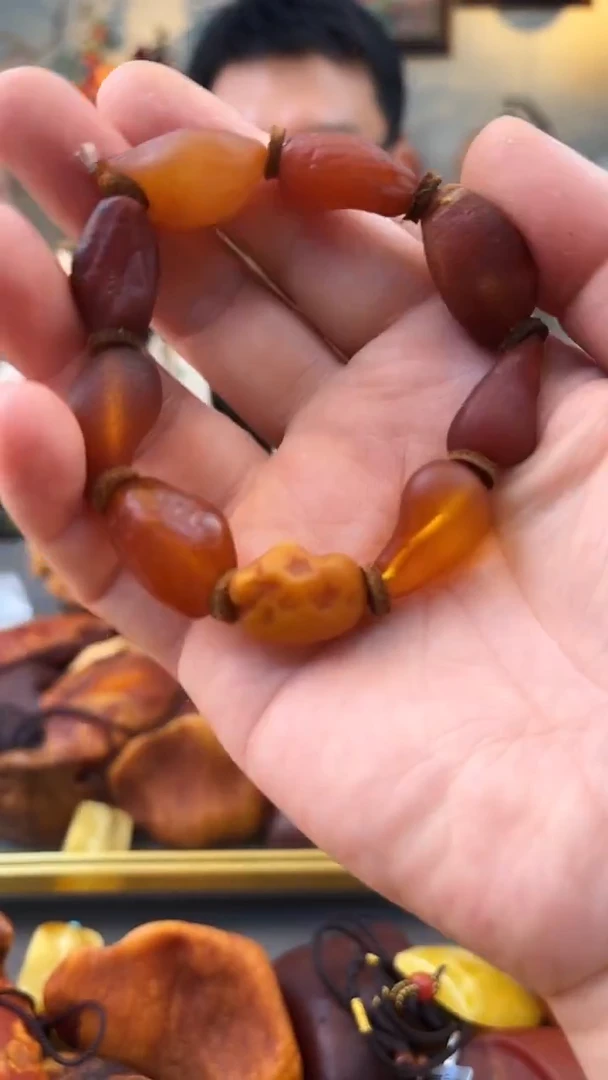 未镶嵌琥珀手串手串