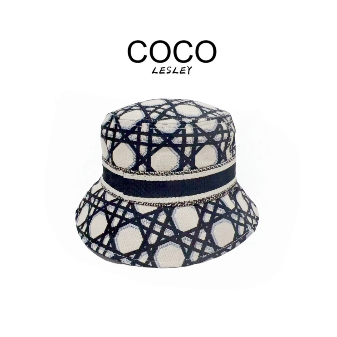 【COCO LESLEY】休闲风渔夫帽休闲四季通用女帽子遮阳帽草帽百搭D02