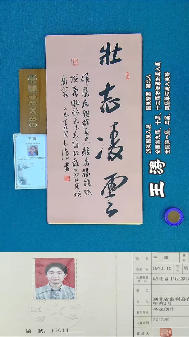 书法23R王涛书法作品