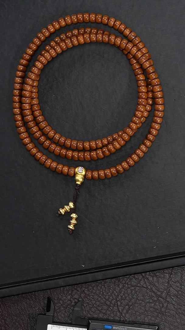 手串紫金鼠6.5*4mm纯肉实心鼠尖料