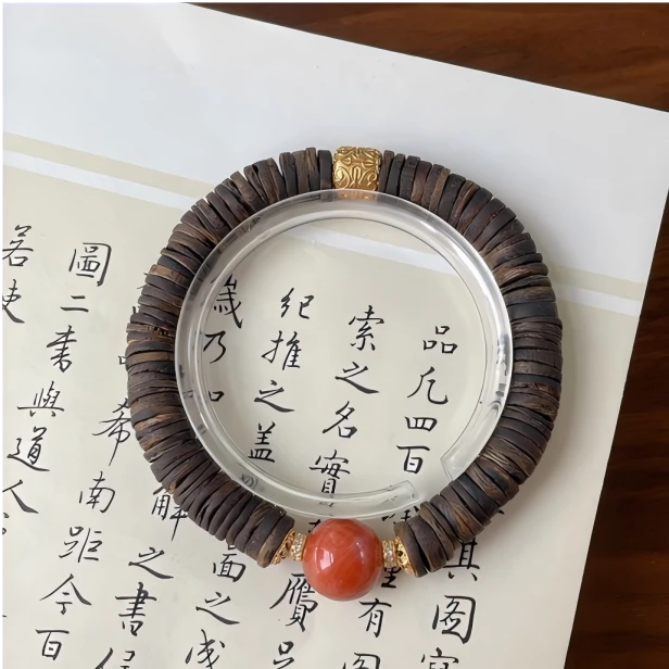 沉香【董太太专属】有求必应·DIY南红片珠手串E