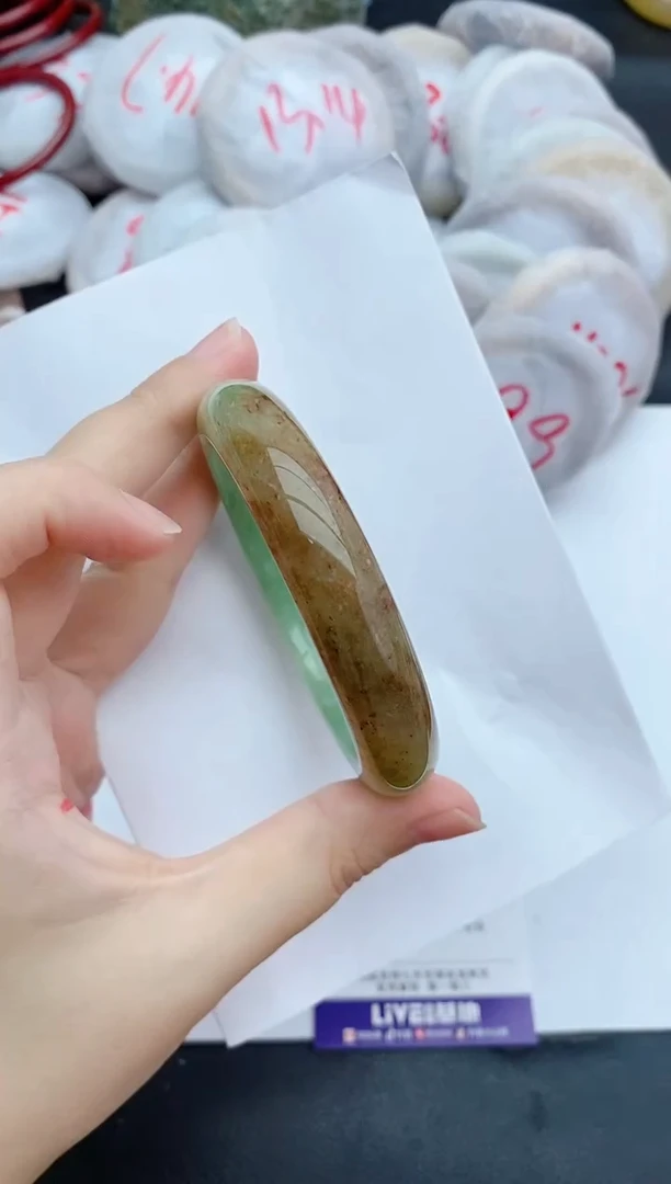 未镶嵌手镯石英质玉26+57/58