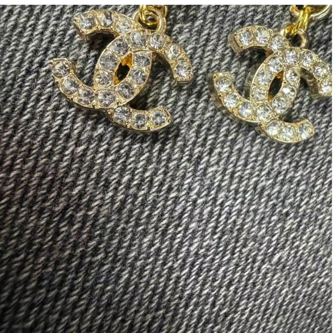 95新 Chanel/香奈儿 零件一对/ 乱乱子中古/103720不支持鉴定