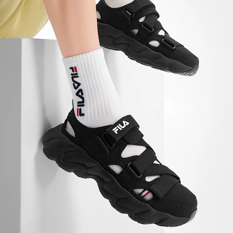 【李好专属】FILA 斐乐男鞋凉鞋夏季新款蕨草2代鞋子凉拖休闲运动鞋