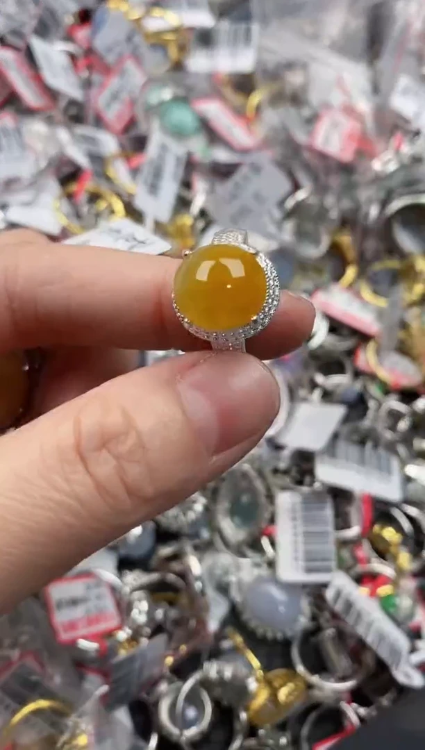 未镶嵌戒指翡翠666----3