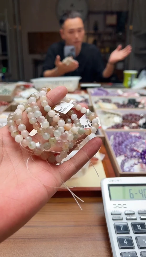 水晶手链未镶嵌彩兔毛001  卡7+多样性发一