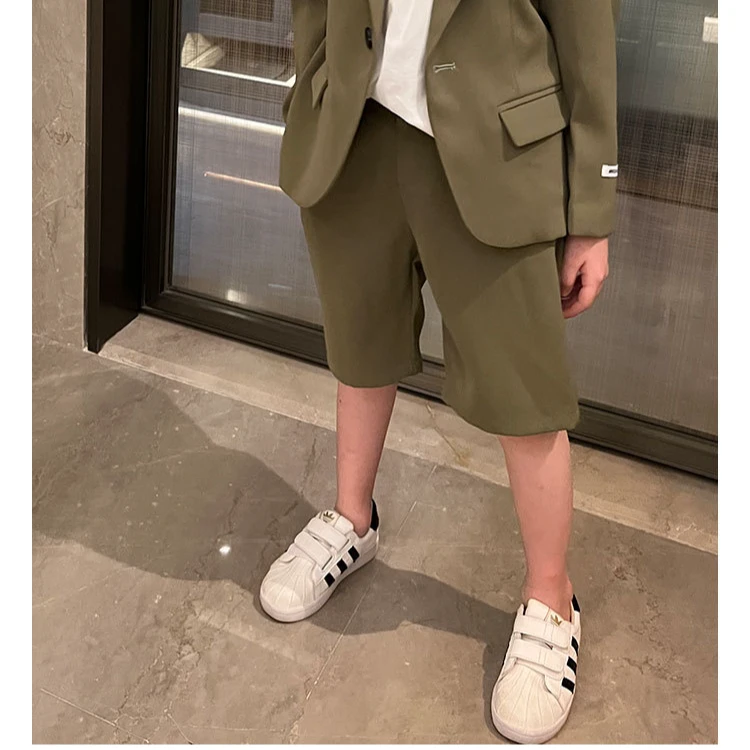 【清仓】22032儿童绿色短裤