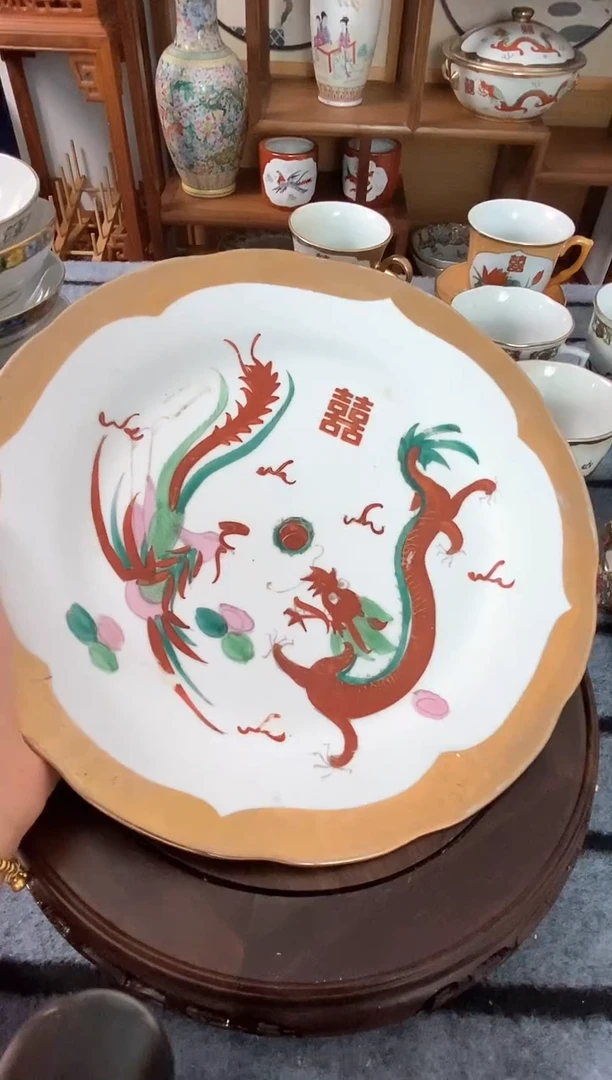 其他微瑕景德镇厂瓷摆件单件