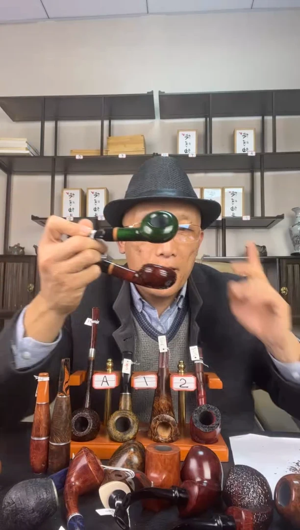 石楠木纯手工意大利石楠木烟斗