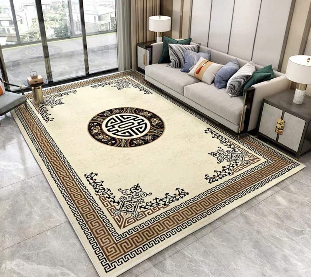 SQ【福气满满】200x300新中式客厅地毯沙发茶几垫卧室毯满铺大地毯