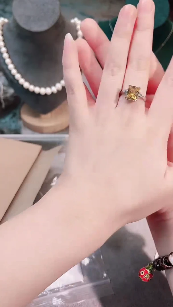 足银锆石纯铜无热麦日回首饰