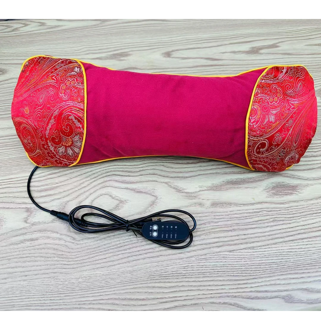 电加热艾草热敷颈椎枕艾灸枕头保健养生