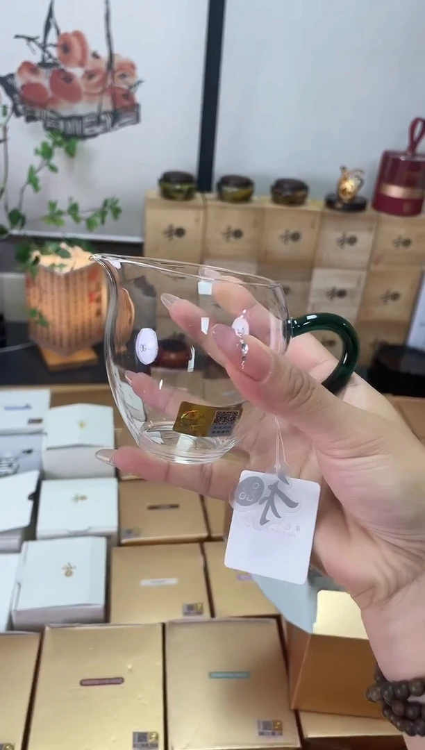 禾器/晶彩悠然茶海/墨绿