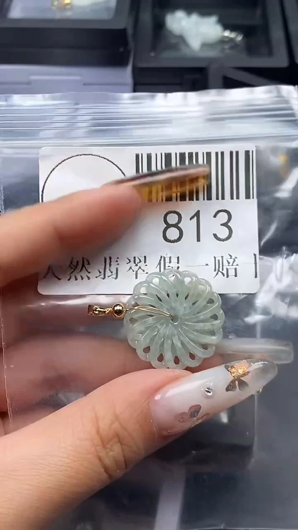 吊坠(不含链)未镶嵌翡翠813
