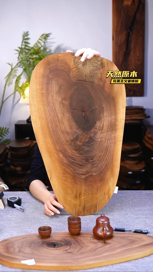 木北美黑胡桃原木.干裂疤结不属于商品质量问题完美主义者慎拍