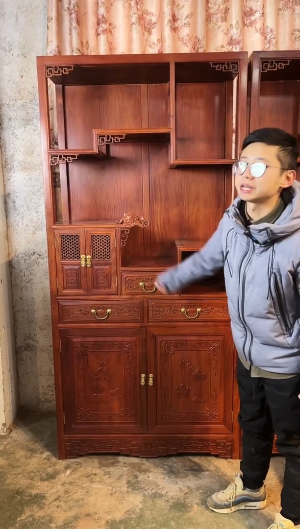 【闪购商品】花梨木类成套家具博古架 不带证书