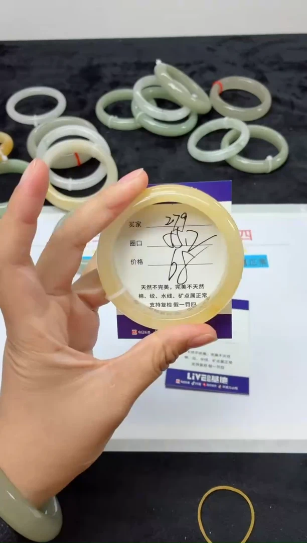 未镶嵌手镯石英质玉279