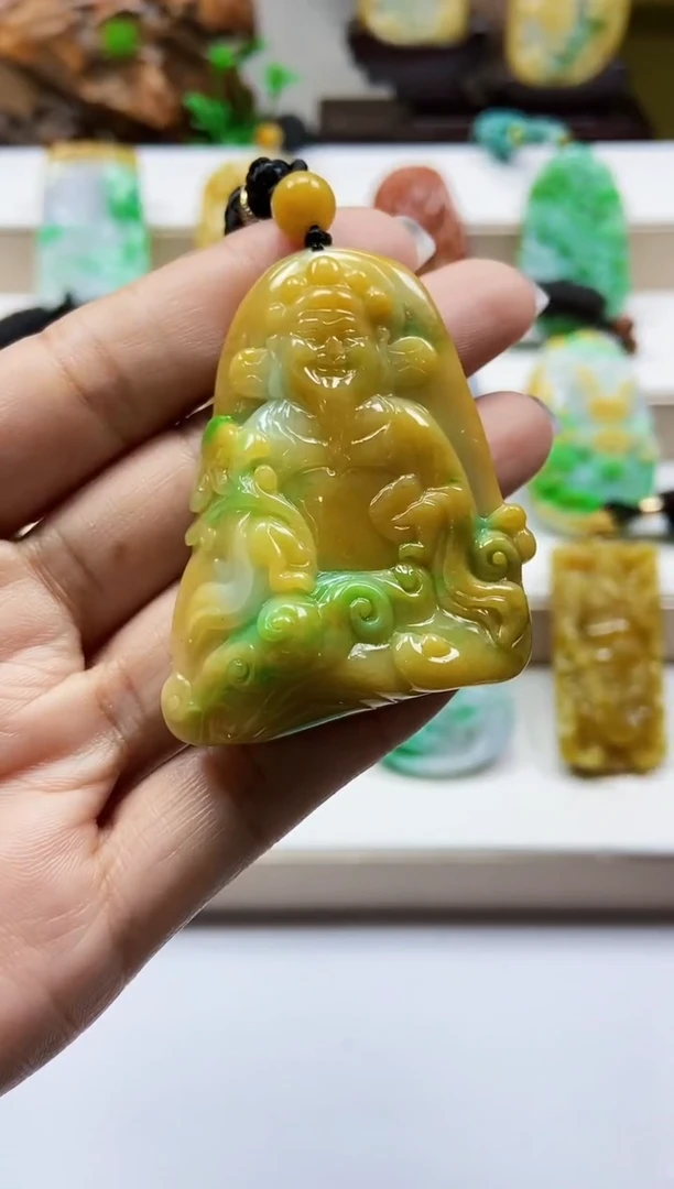 颈饰未镶嵌翡翠翡翠A货