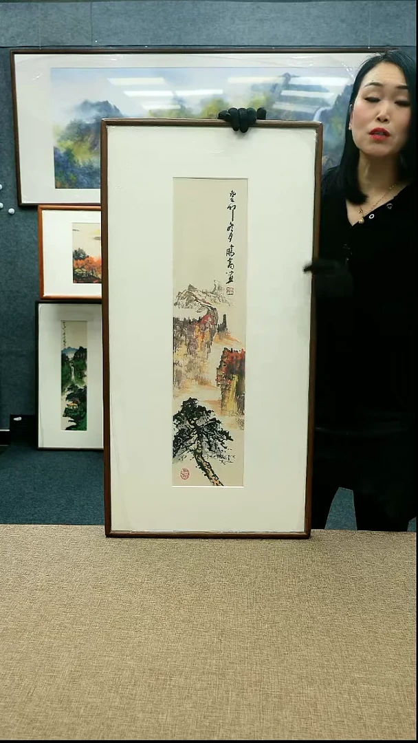 【闪购商品】国画4/唐鹏高92*48带框