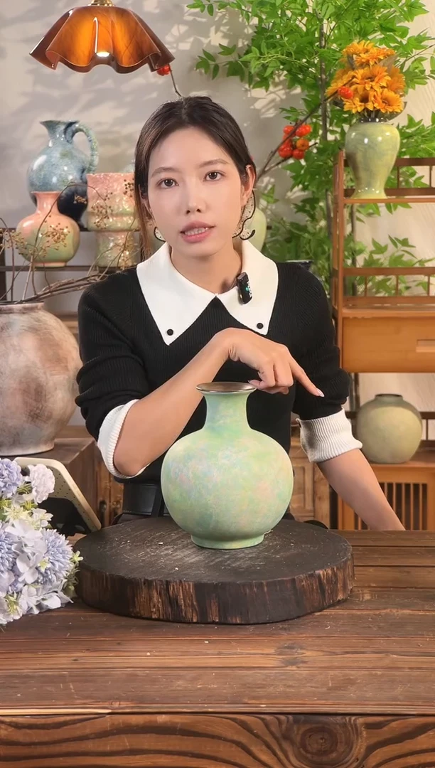 睡莲-小圆墩 陶瓷花瓶