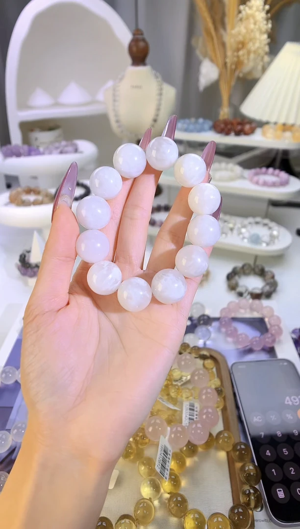 未镶嵌手链水晶雪花幽灵手串多样性发其一