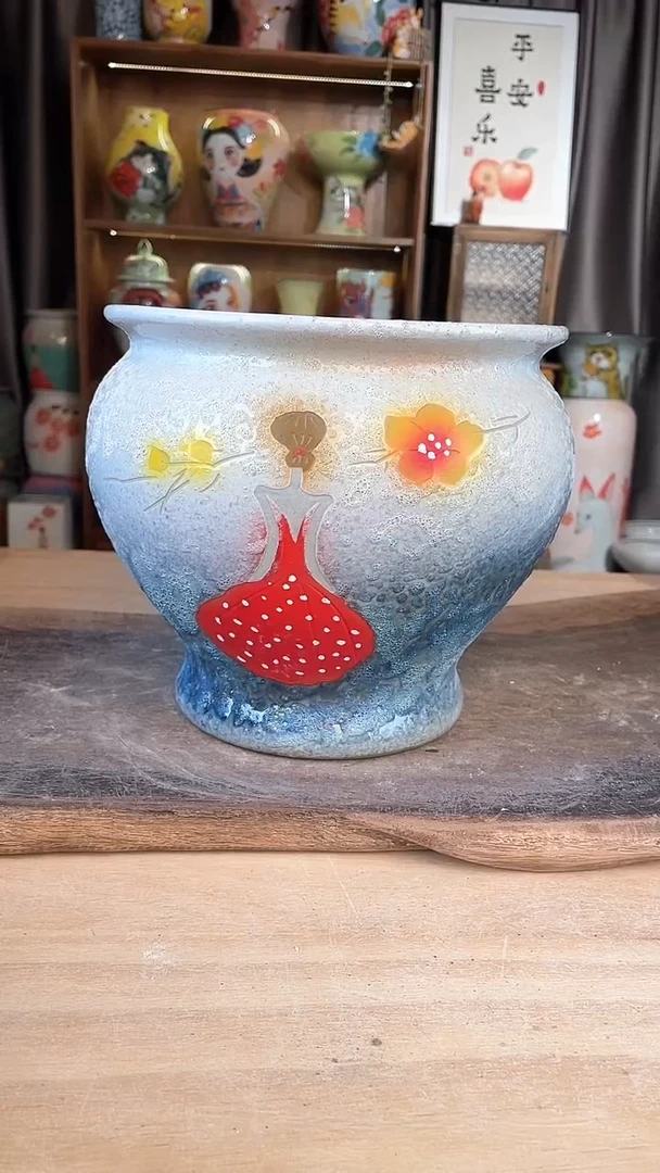 【闪购商品】摆件17-76口22高21    一个