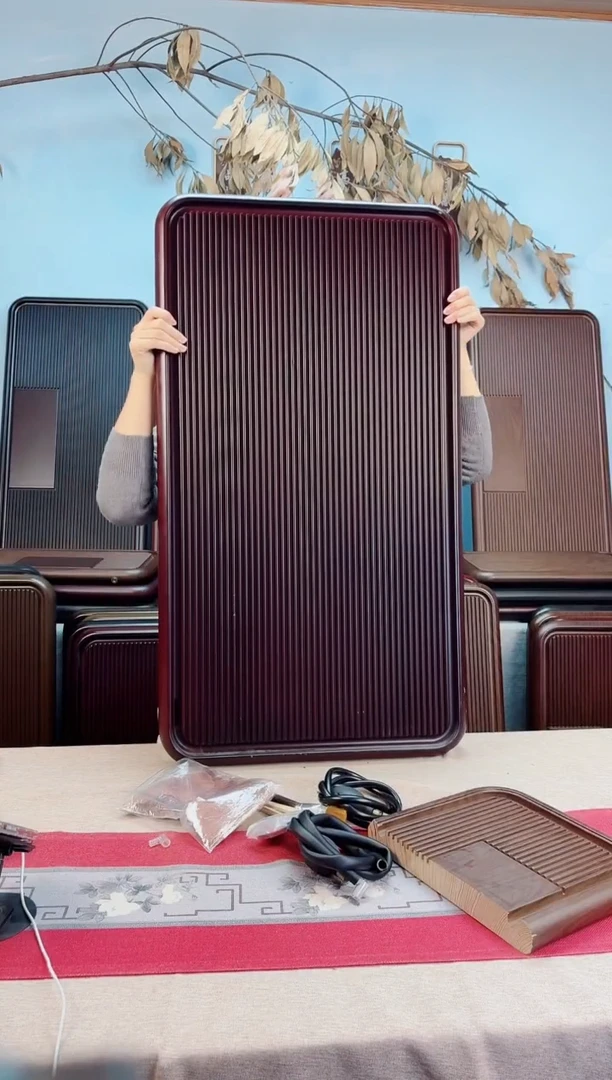 千川红色茶盘90*50*5