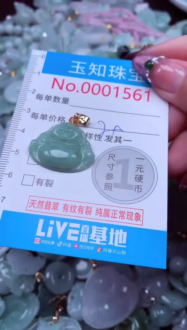 吊坠(不含链)未镶嵌翡翠1561