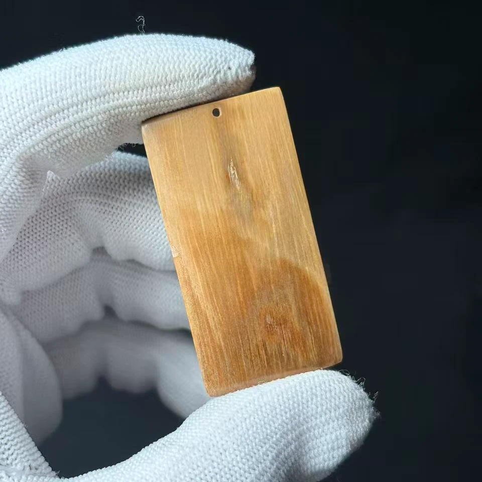 丰骨「猛犸象牙·无事牌」F307 48*24mm 材质保真 假一罚四