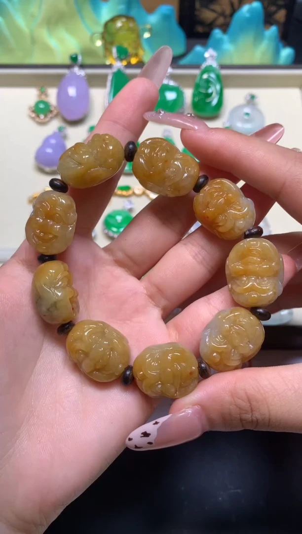 未镶嵌手串翡翠梧*手串