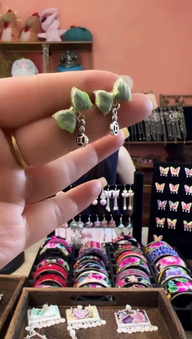 织绣艺枝独绣老绣饰品25