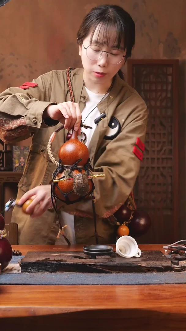 【闪购商品】82号精品大漆葫芦防腐防渗装水茶酒