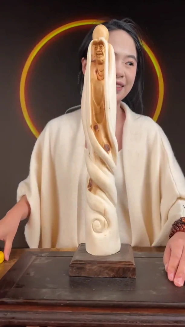 柏木（崖柏）手工摆件,先抢先得! 编号:48